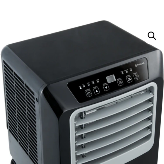کولر گازی پرتابل 9000 استرلینگ مدل (PA27W) ا 2.7 kW Portable Air Conditioner with Wi-Fi PA27W
